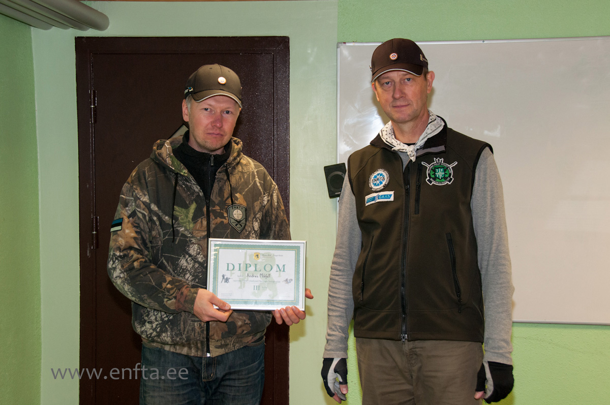 Springer category III place Andres Mikfelt, 11 points out of 40